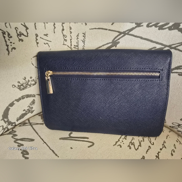 Merona Clutch/shoulder Evening Bag/Wallet with Gold Chain Strap in EUC - Picture 3 of 13